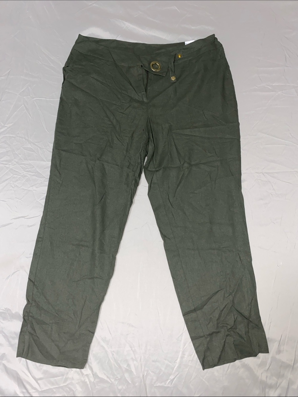 Women Olive Green Casual Pants